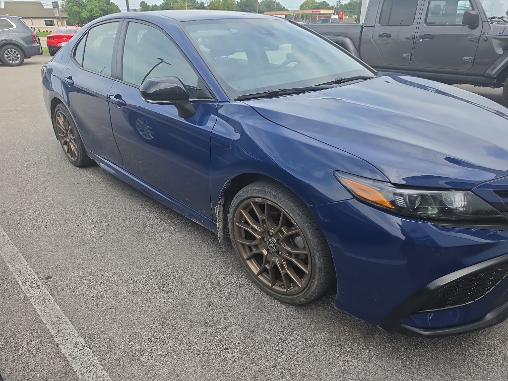 Used 2023 Reservoir Blue Toyota SE Nightshade image 9