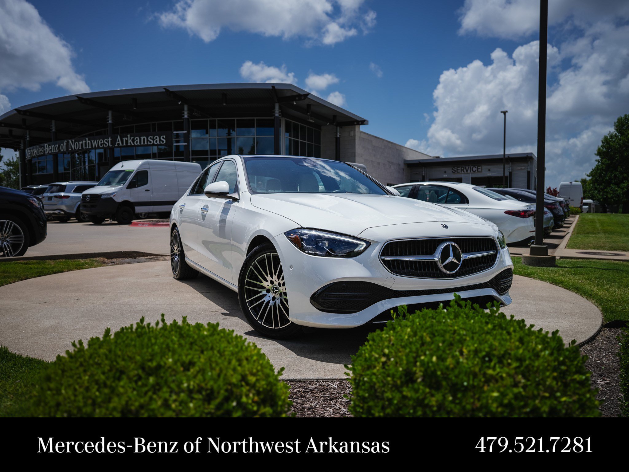 Certified Used 2025 Polar White Mercedes-Benz C 300 image 1