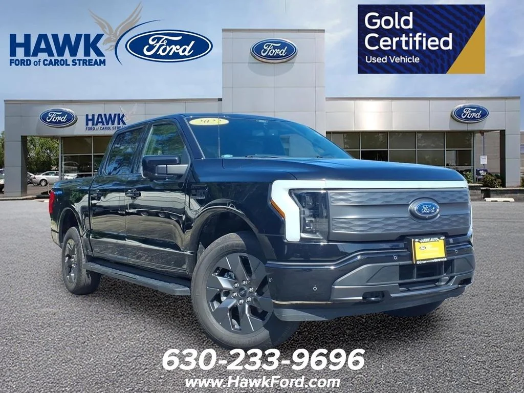 Certified Used 2022 Black Metallic Ford Lariat image 1