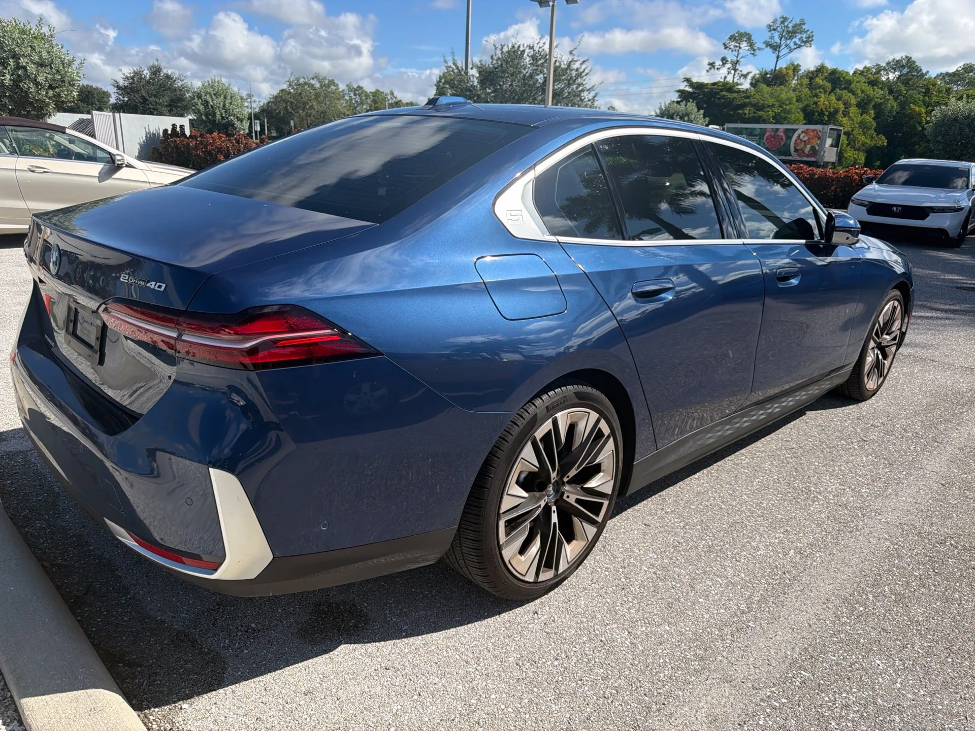 Used 2024 Blue Metallic BMW eDrive40 image 8
