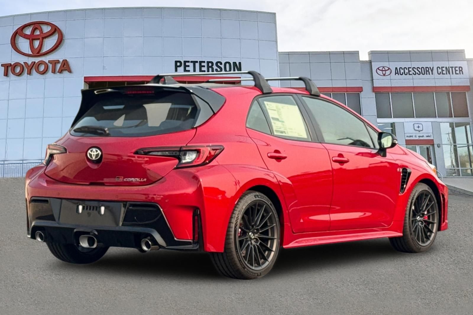 New 2026 Supersonic Red Toyota GR Corolla Premium Plus image 3
