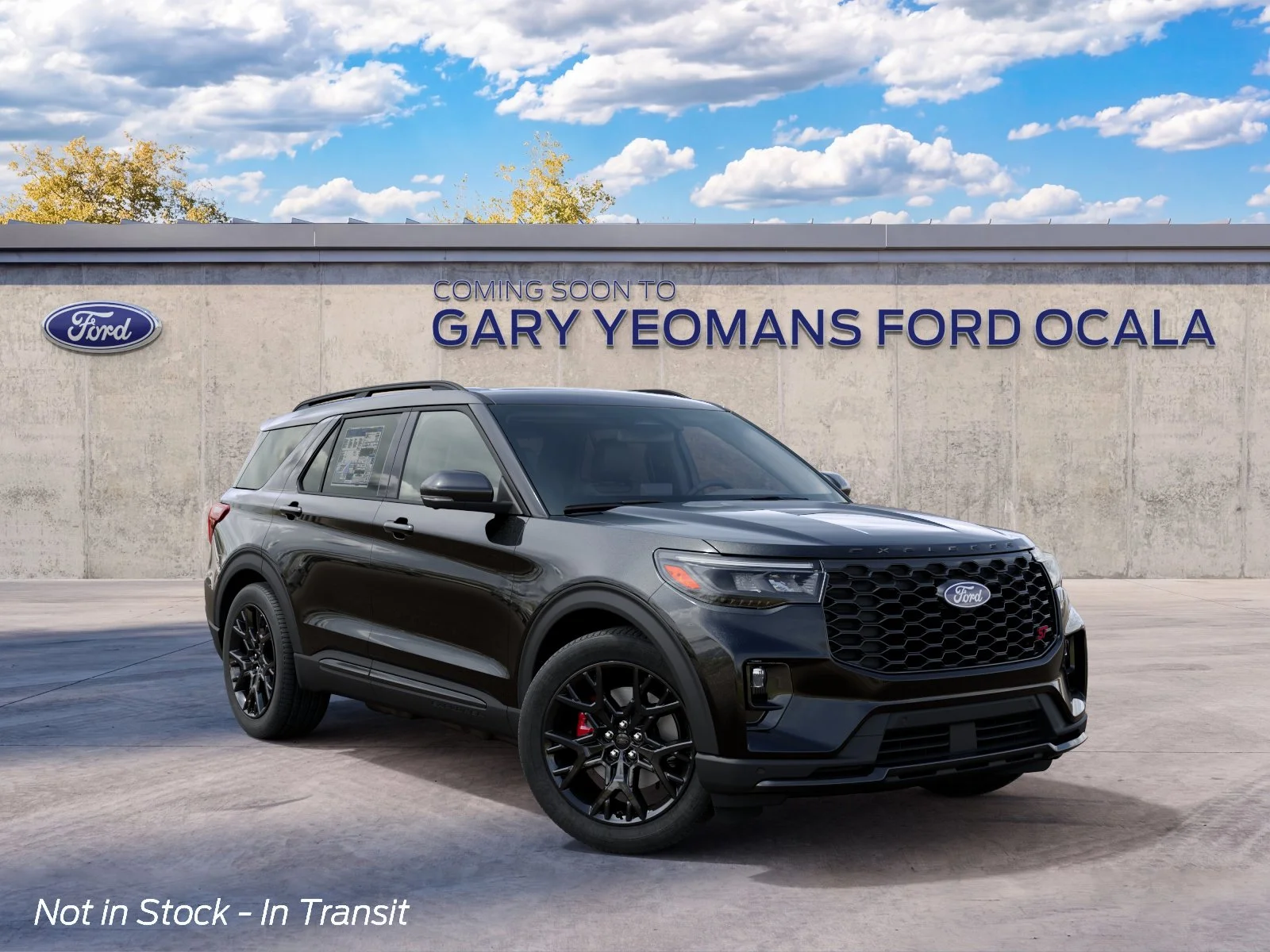 New 2027 Agate Black Metallic Ford ST image 4