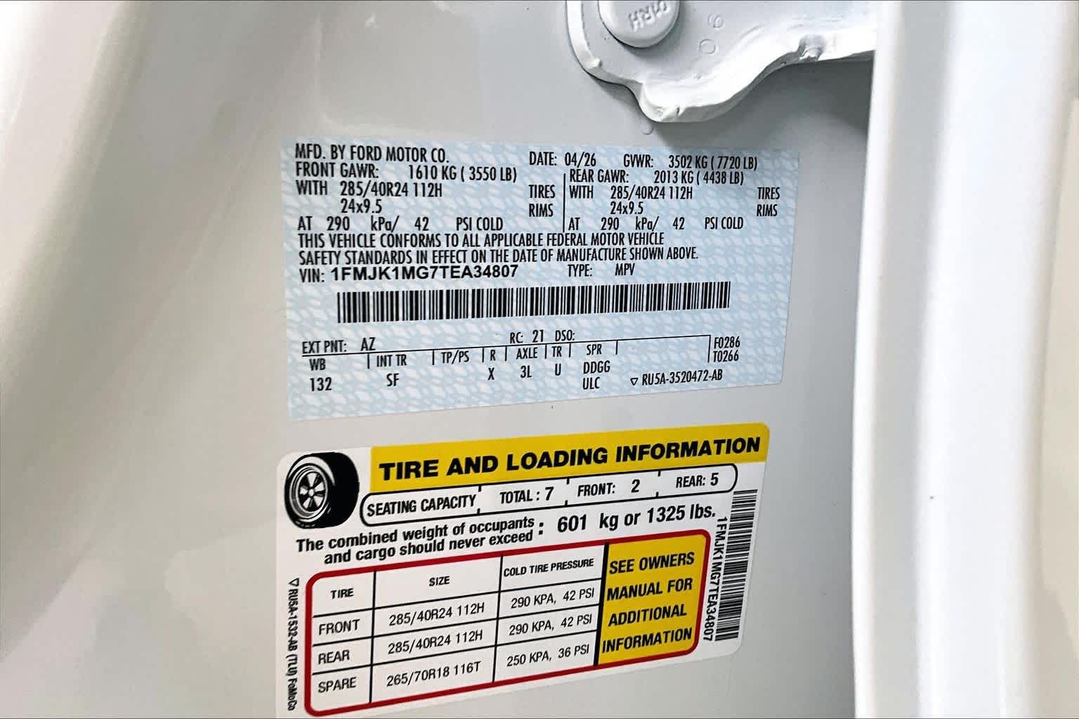 New 2026 Star White Metallic Tri-Coat Ford MAX Platinum® image 16