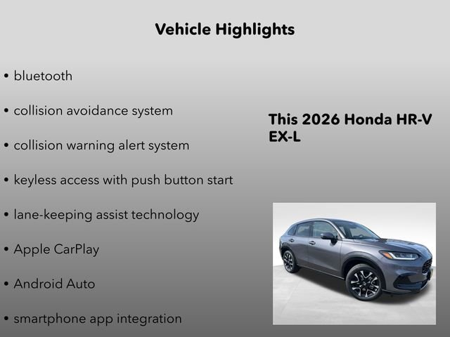 New 2026 Modern Steel Metallic Honda EX-L image 10