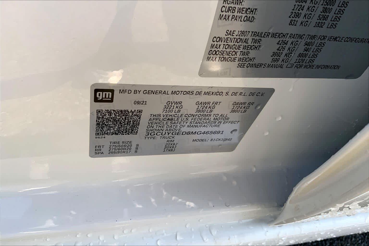Used 2021 Summit White Chevrolet LTZ image 33