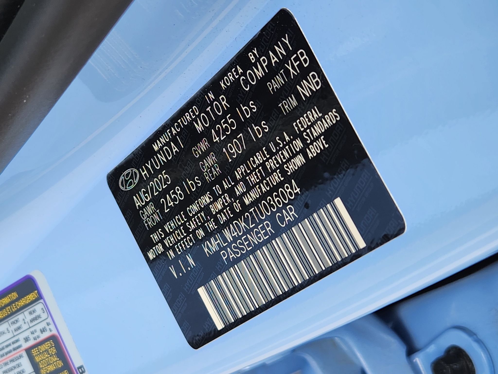Used 2026 Performance Blue Hyundai Base image 14
