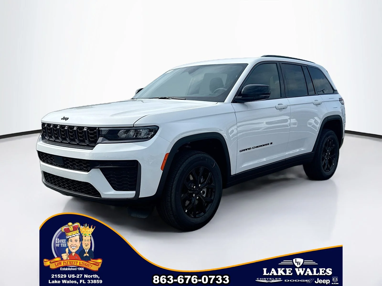 New 2026 Bright White Clearcoat Jeep Laredo image 2