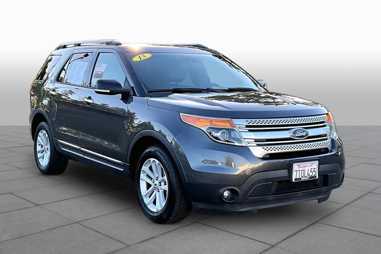 Used 2015 Ford Explorer XLT with VIN 1FM5K7D89FGB67963 for sale in Folsom, CA