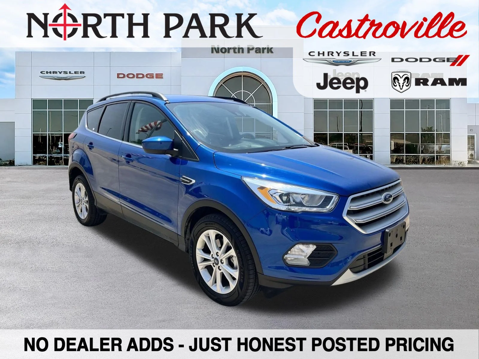 Used 2019 Blue Ford SEL image 1