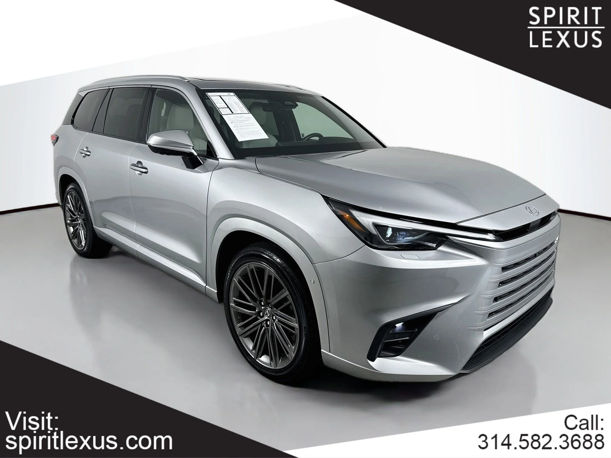 Certified Used 2025 Celestial Silver Metallic Lexus 350 Luxury image 1