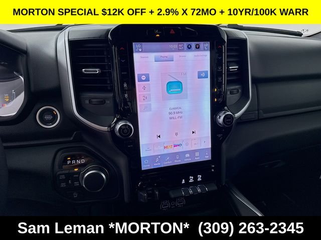 New 2026 Diamond Black Crystal Pearl-Coat Exterior Paint Ram Big Horn/Lone Star image 15
