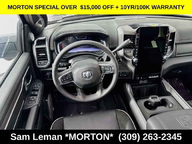 New 2026 Diamond Black Crystal Pearl-Coat Exterior Paint Ram Laramie image 23