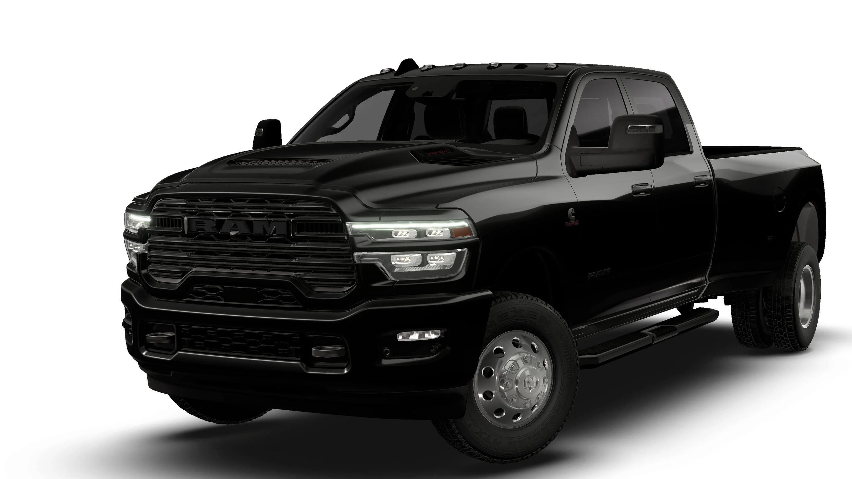 New 2026 Diamond Black Crystal Pearl-Coat Exterior Paint RAM Laramie image 13