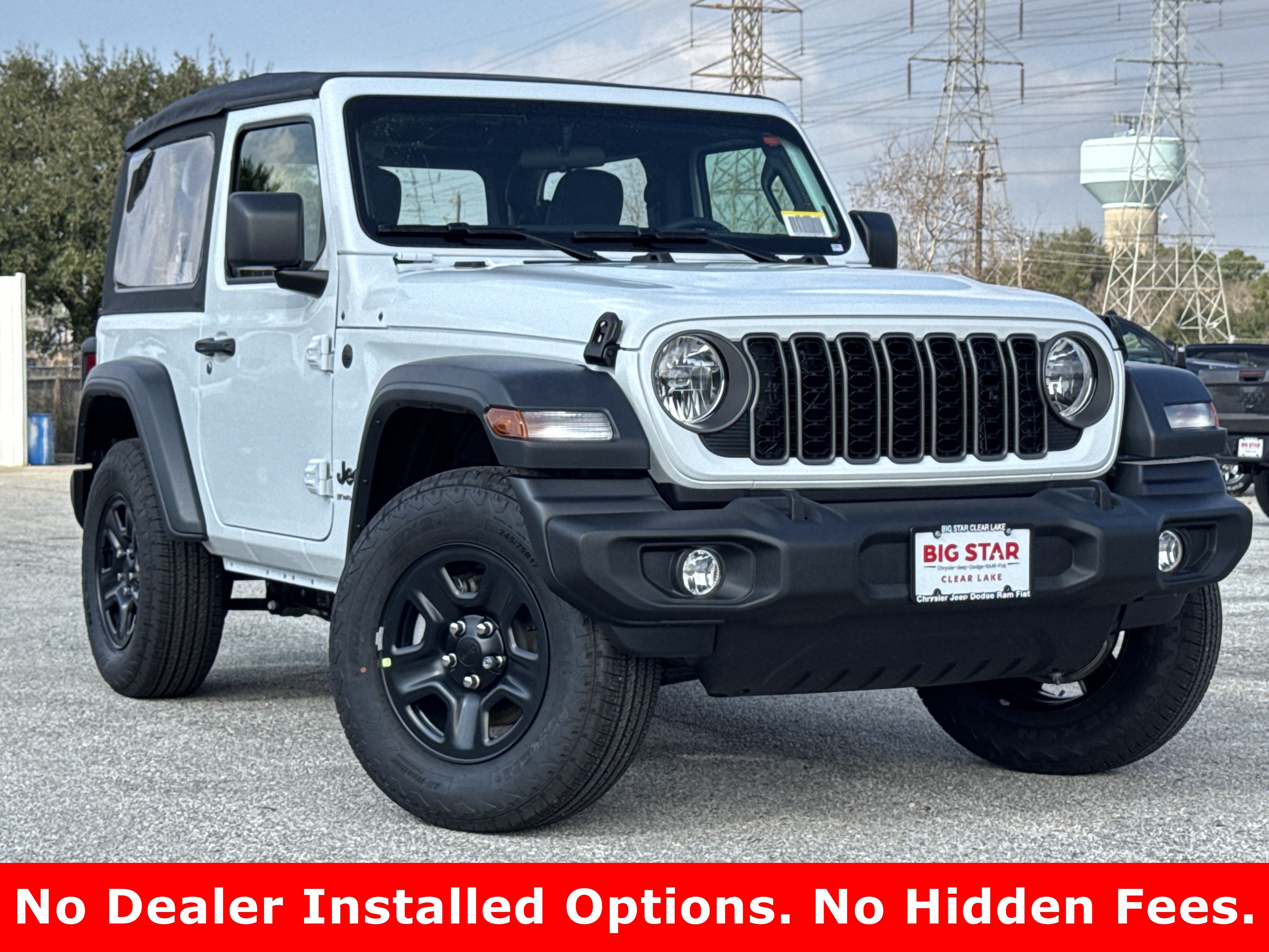 New 2026 Bright White Clearcoat Jeep Sport image 2