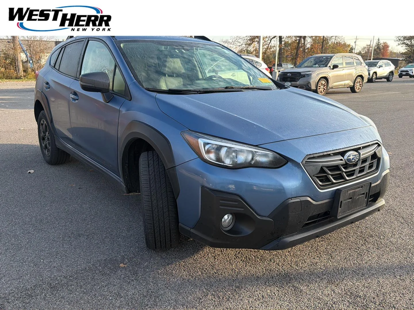 Used 2022 Horizon Blue Pearl Subaru Sport image 1