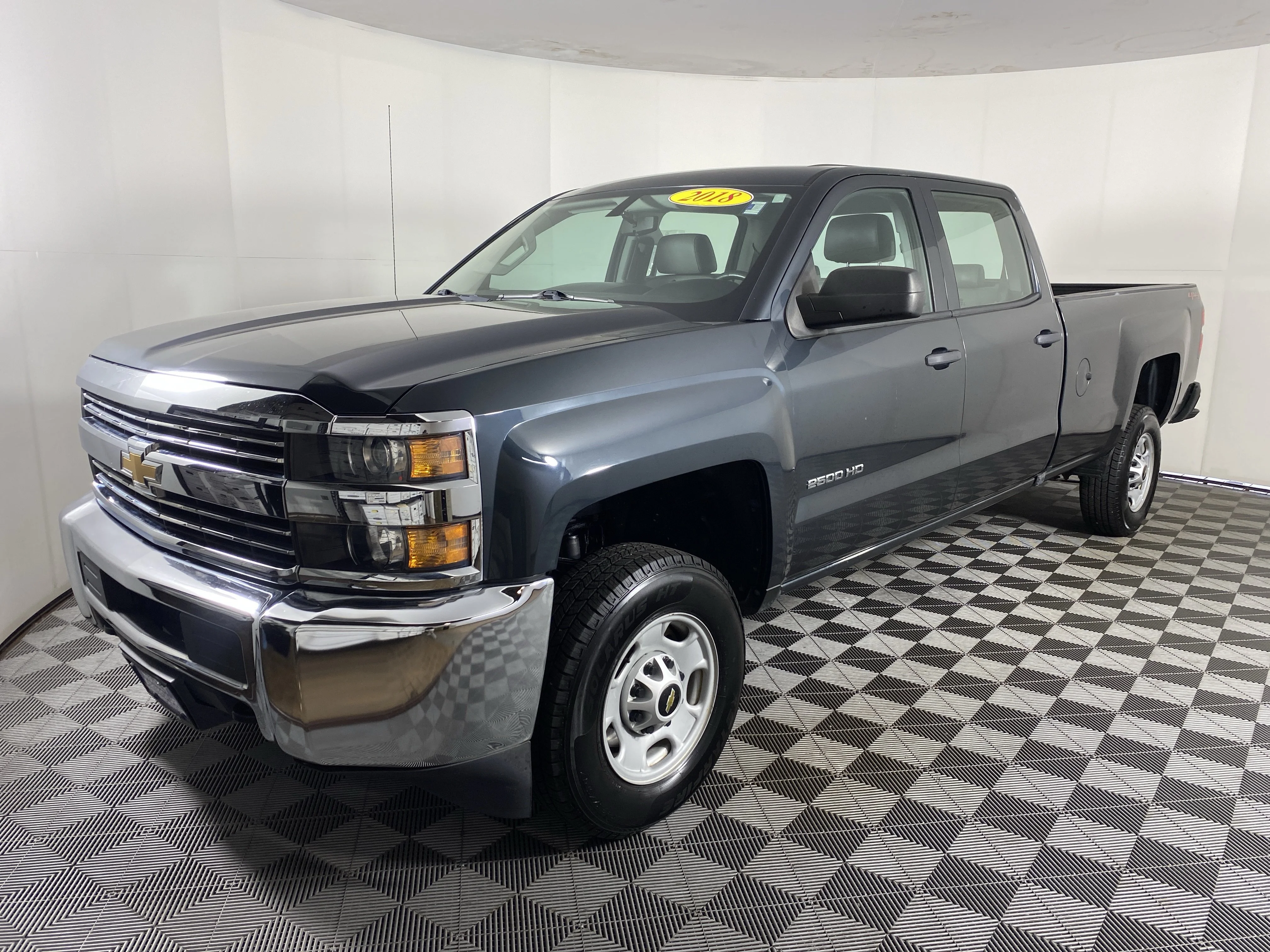 Used 2018 Graphite Metallic Chevrolet Work Truck image 8