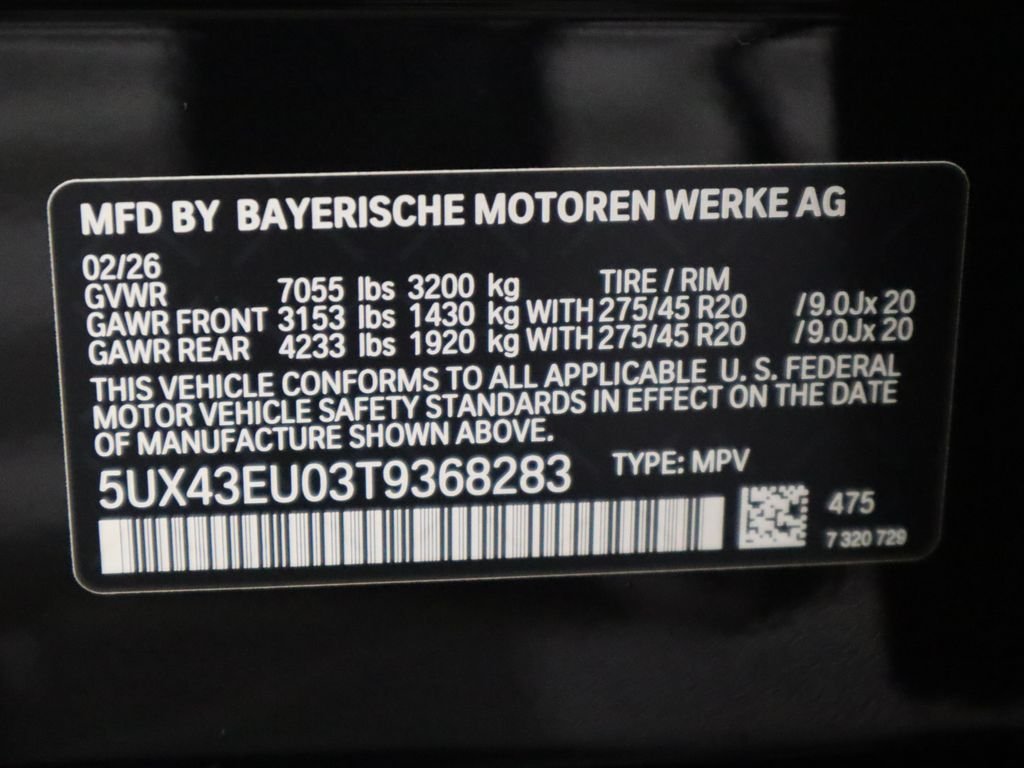Used 2026 Black Sapphire Metallic BMW xDrive50e image 35