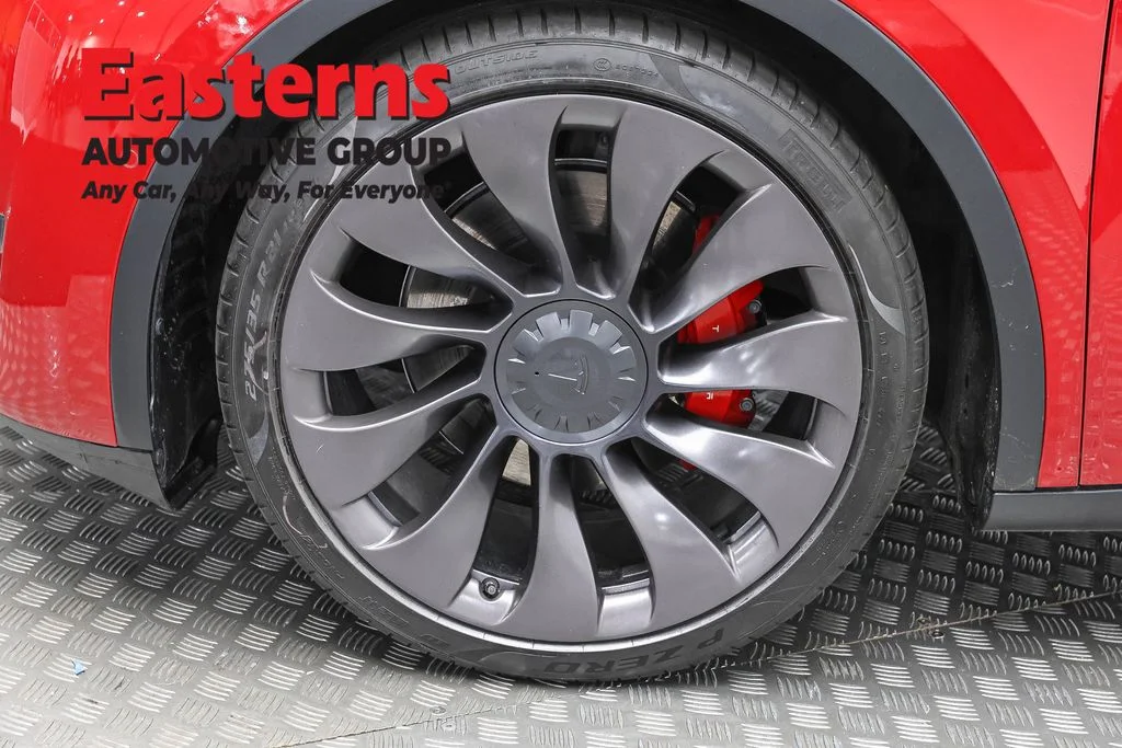 Used 2020 Red Tesla Performance image 26