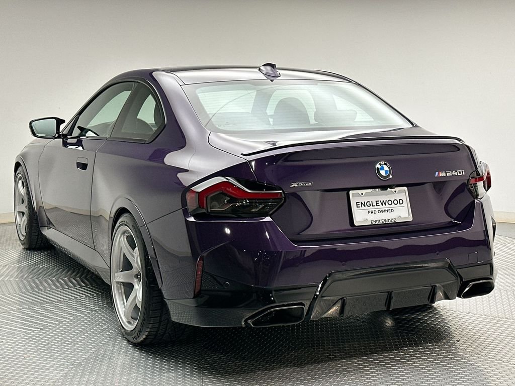 Used 2022 Thundernight Metallic BMW M240i xDrive image 11
