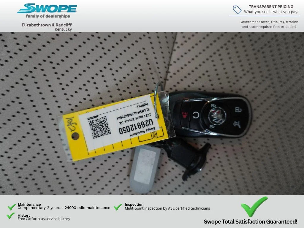 Used 2021 Black Currant Metallic Buick Essence image 30