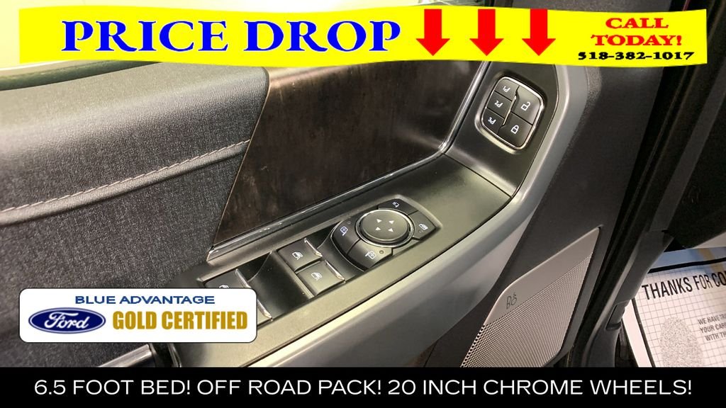 Certified Used 2022 Blue Metallic Ford Lariat image 30