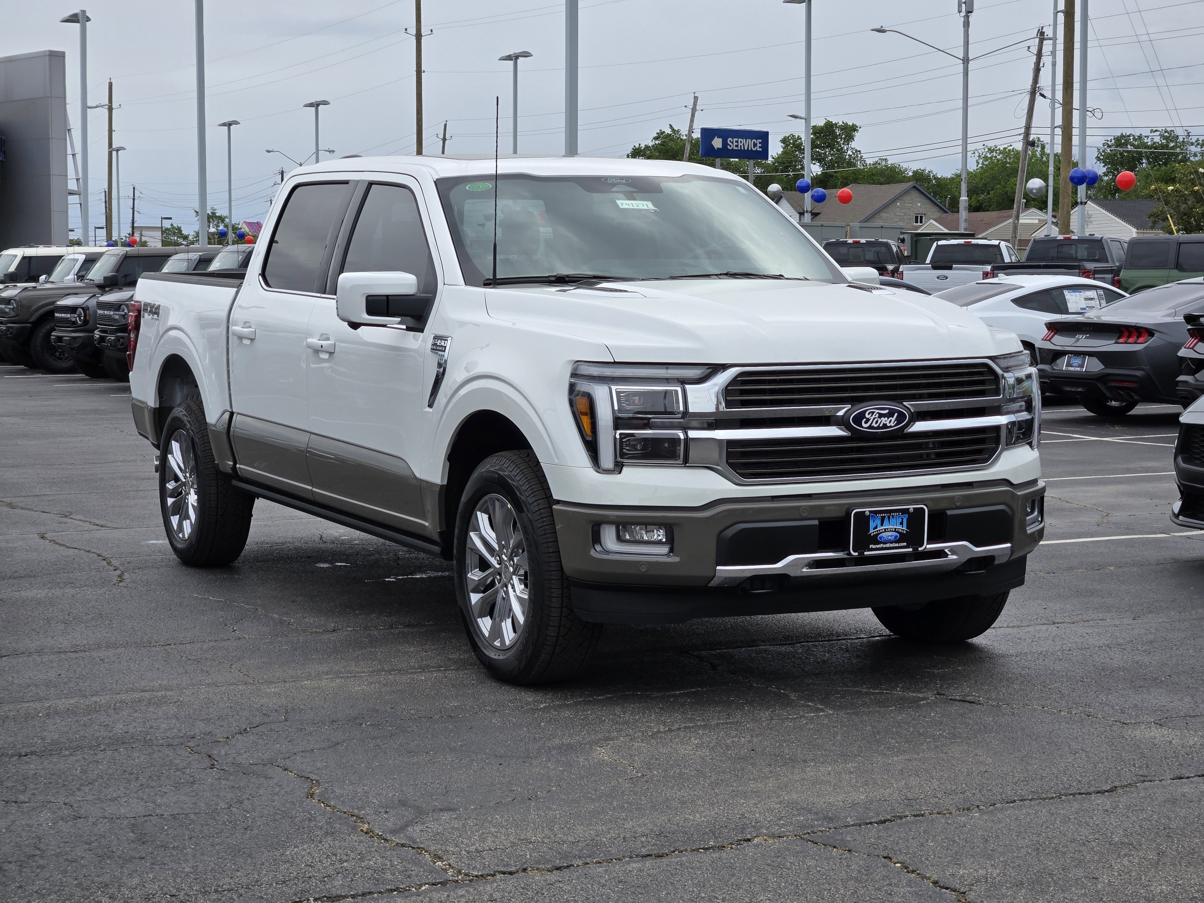 New 2026 Star White Metallic Tricoat Ford King Ranch image 2