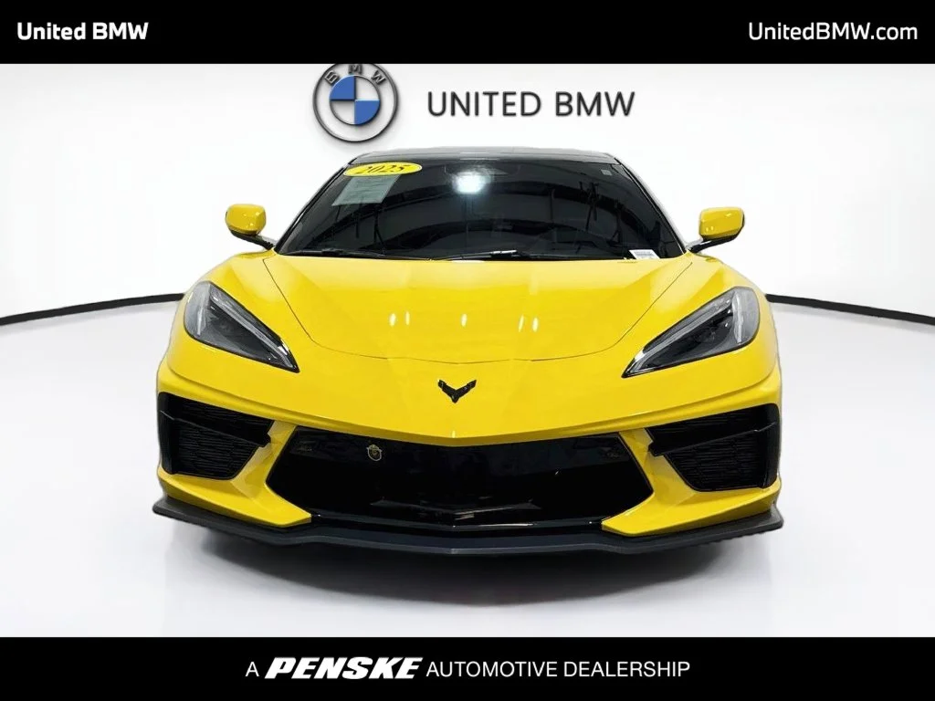 Used 2025 Competition Yellow Chevrolet Stingray image 2