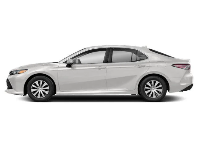 Used 2019 Super White Toyota Hybrid LE image 3