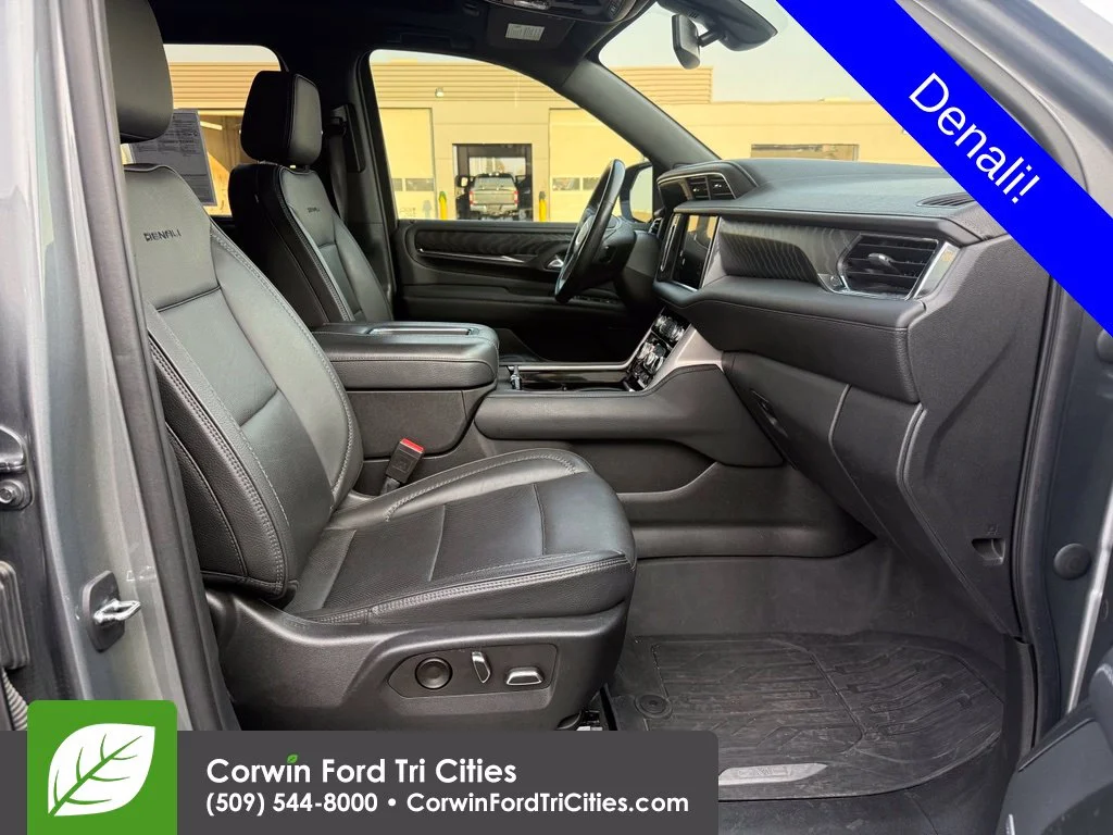 Used 2022 Satin Steel Metallic GMC Denali image 2
