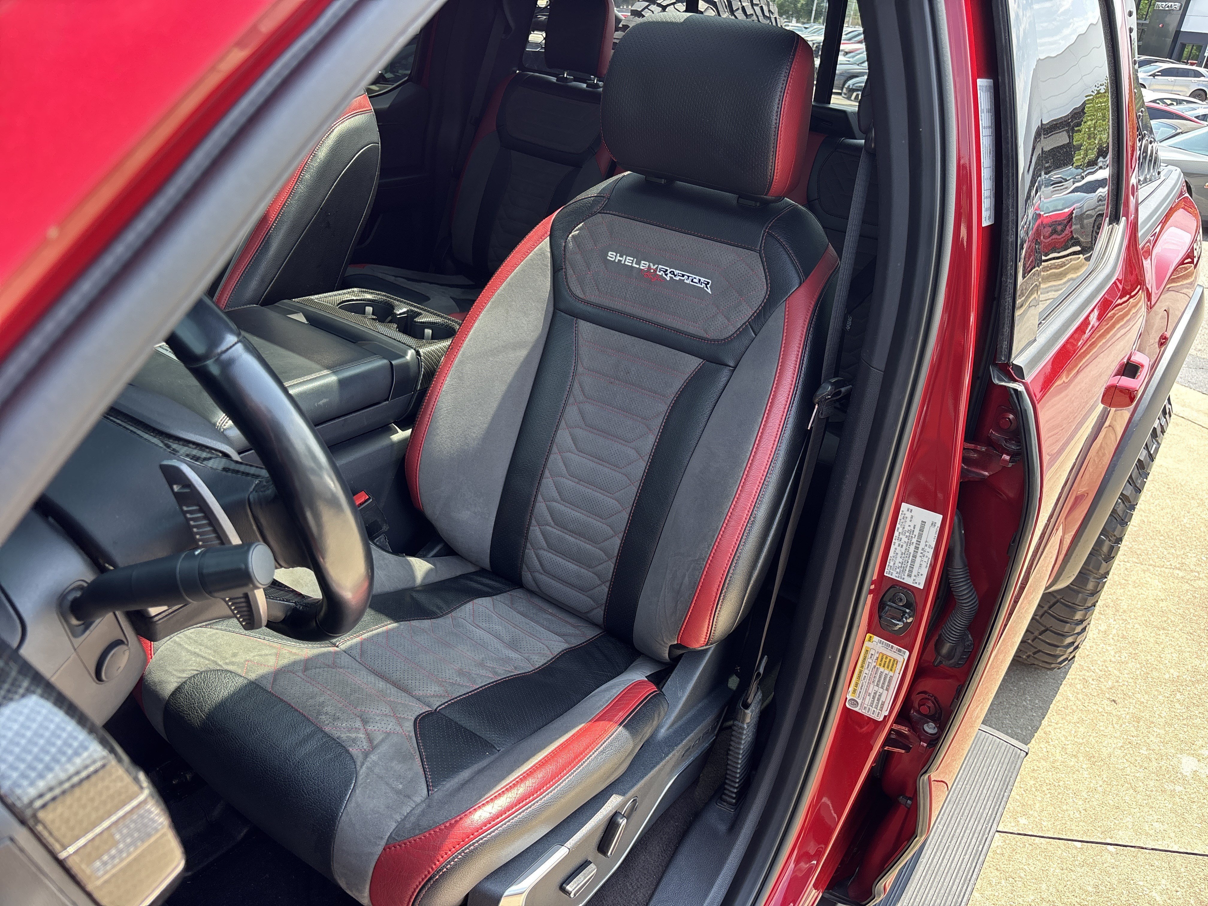 Used 2021 Rapid Red Metallic Tinted Clearcoat Ford Shelby Raptor Baja SuperCrew 4WD image 28