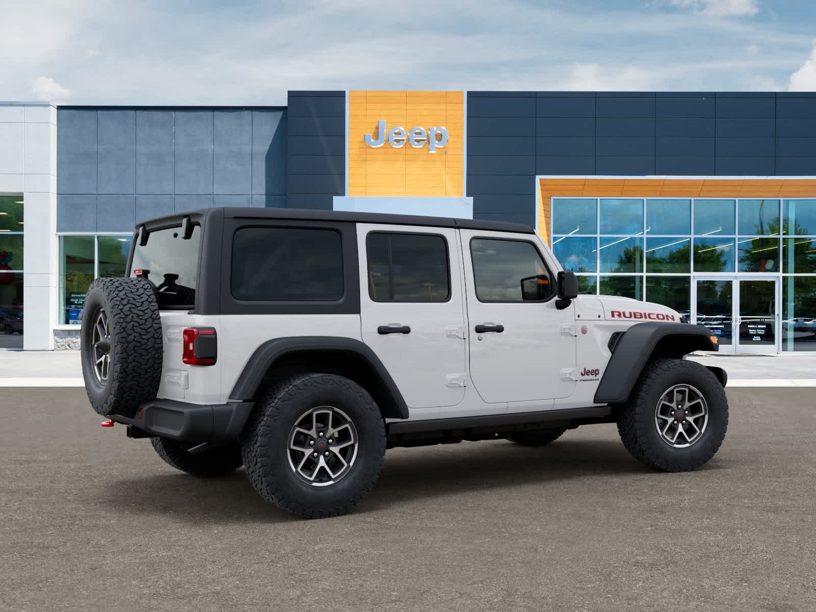 New 2026 Bright White Clearcoat Jeep Rubicon image 4