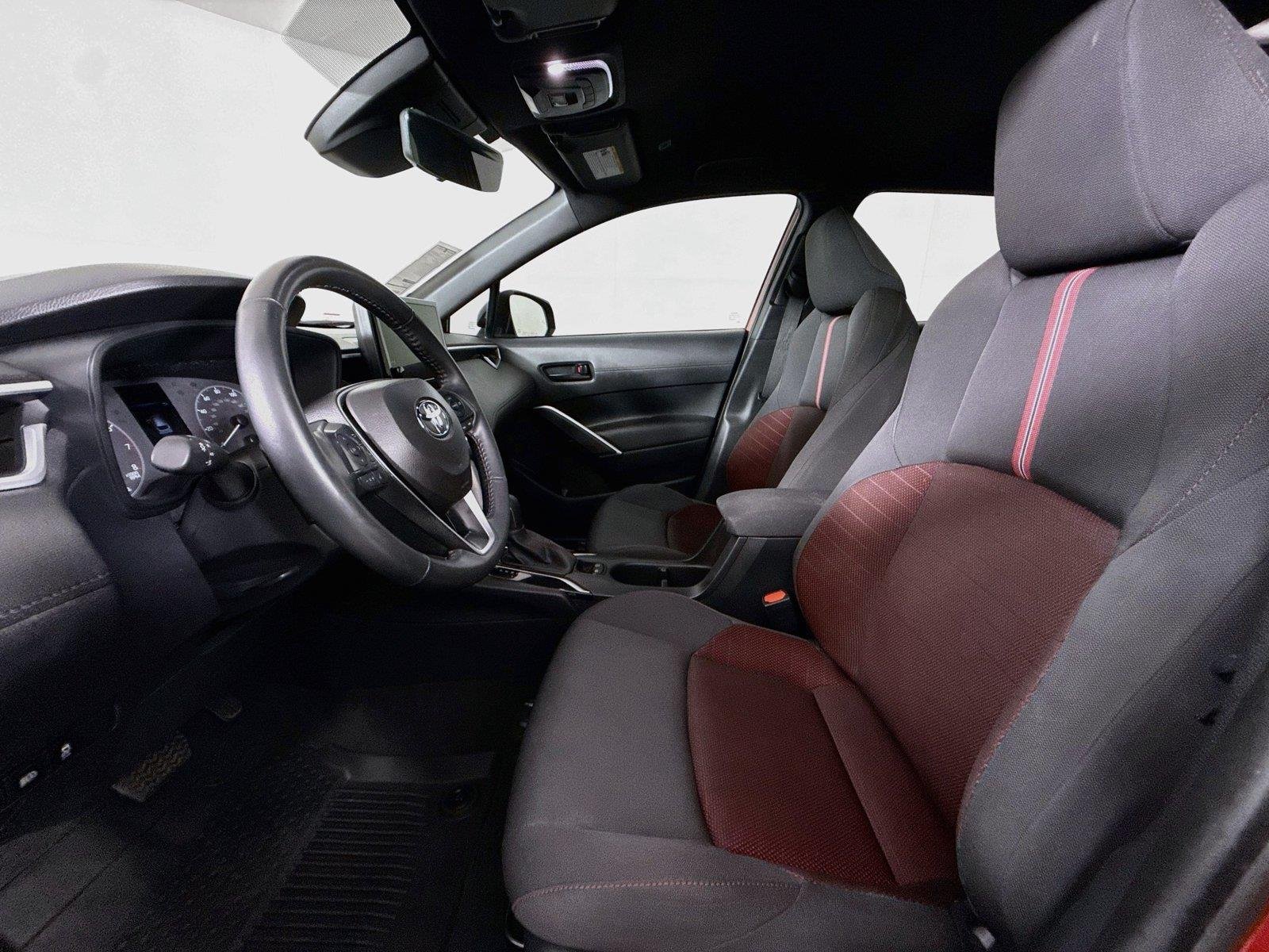Certified Used 2024 Barcelona Red Metallic/Jet Black Toyota Hybrid Nightshade Edition image 3