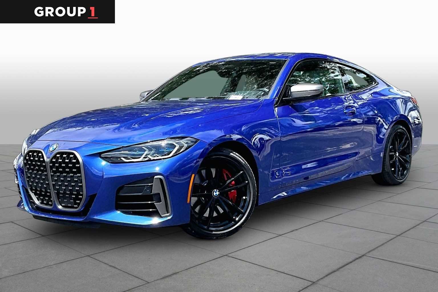 Used 2021 Portimao Blue Metallic BMW M440i xDrive image 1