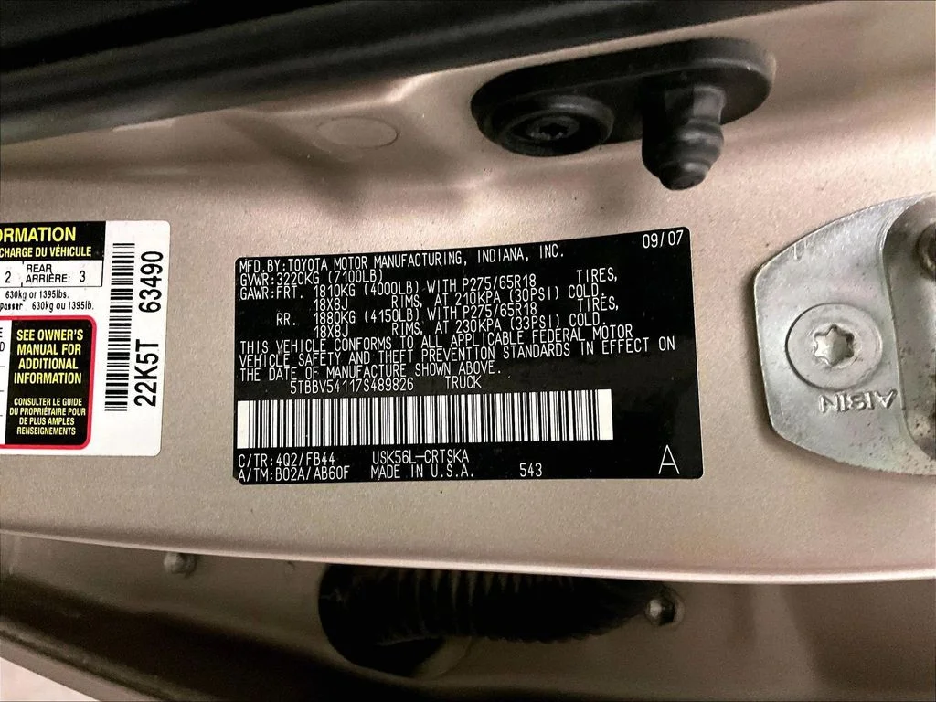 Used 2007 Beige Toyota SR5 image 40