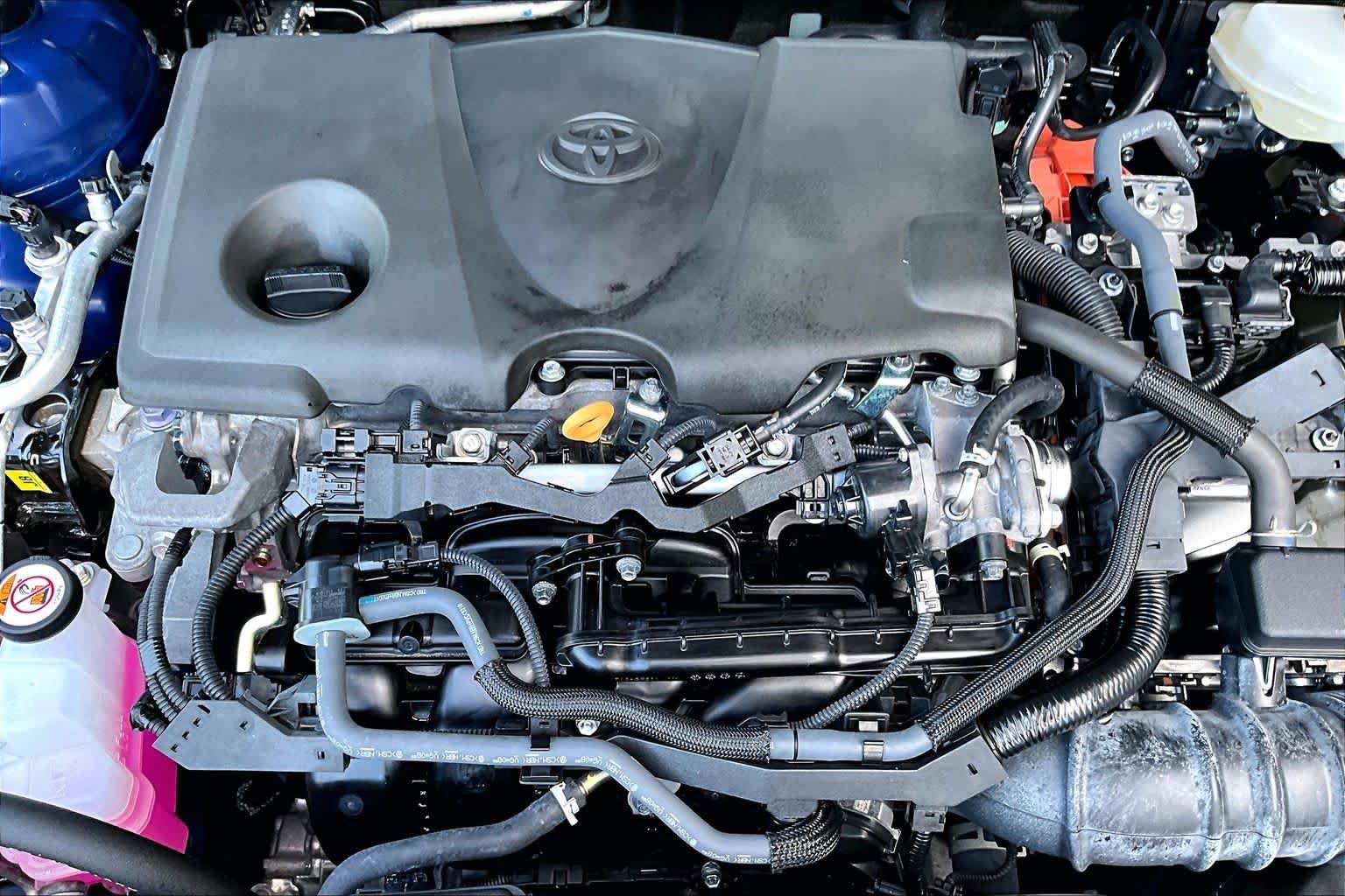 Used 2025 Reservoir Blue Toyota SE image 33