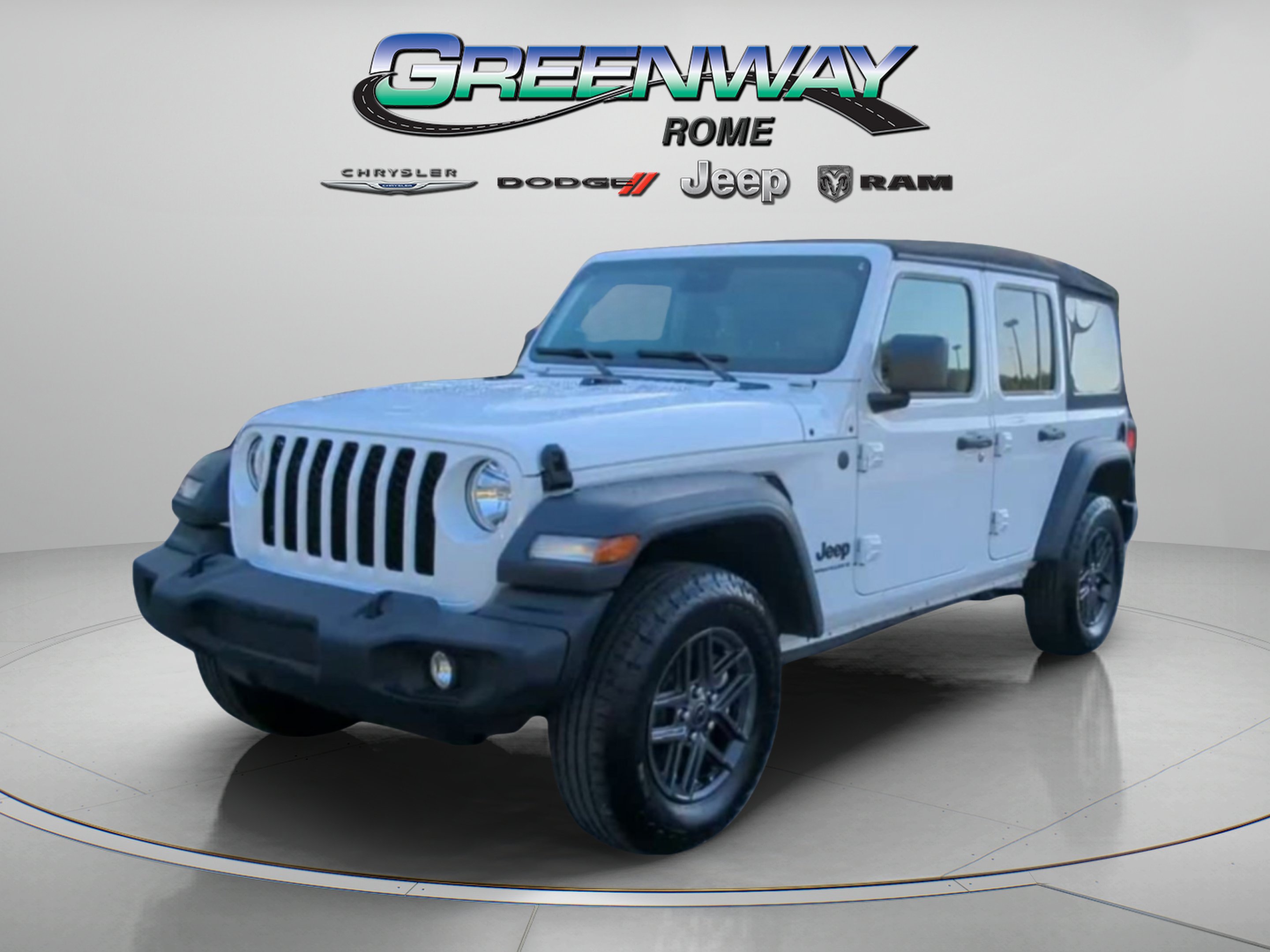 Used 2024 Bright White Clearcoat Jeep Sport S image 10