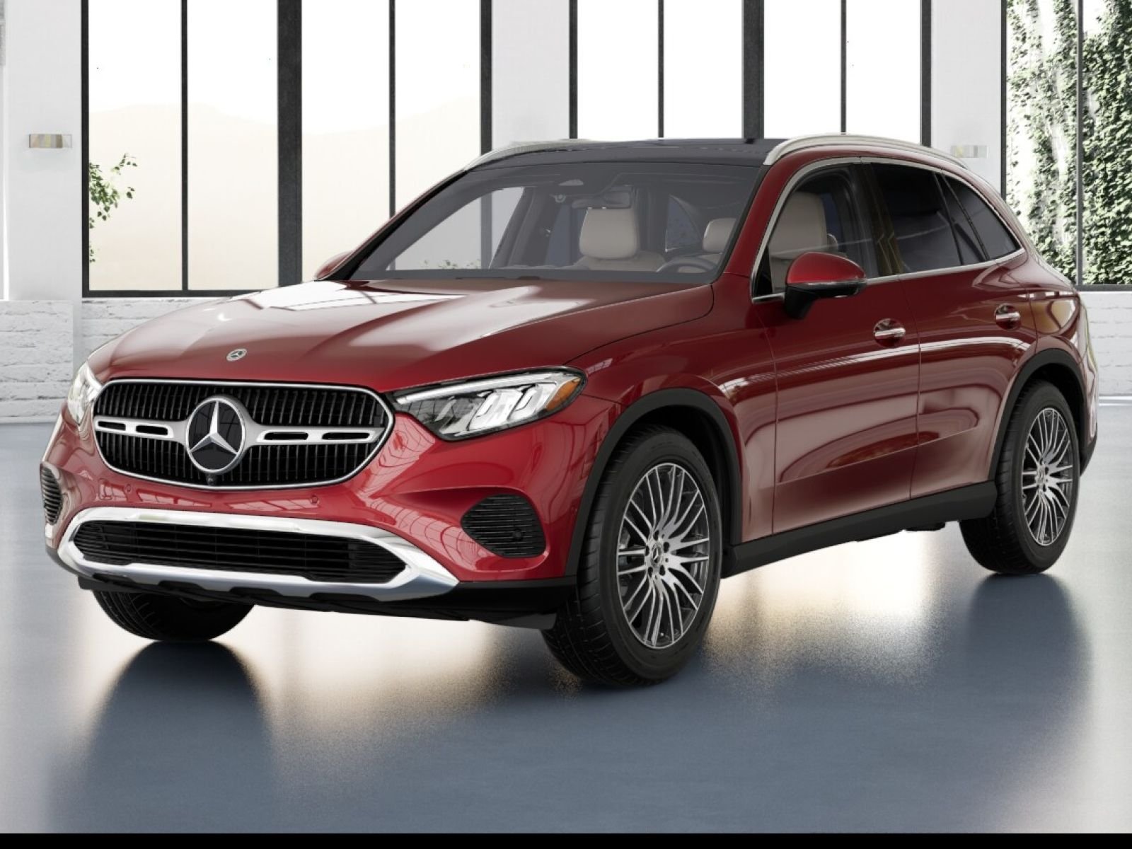New 2026 MANUFAKTUR Patagonia Red Metallic Mercedes-Benz GLC 300 image 1