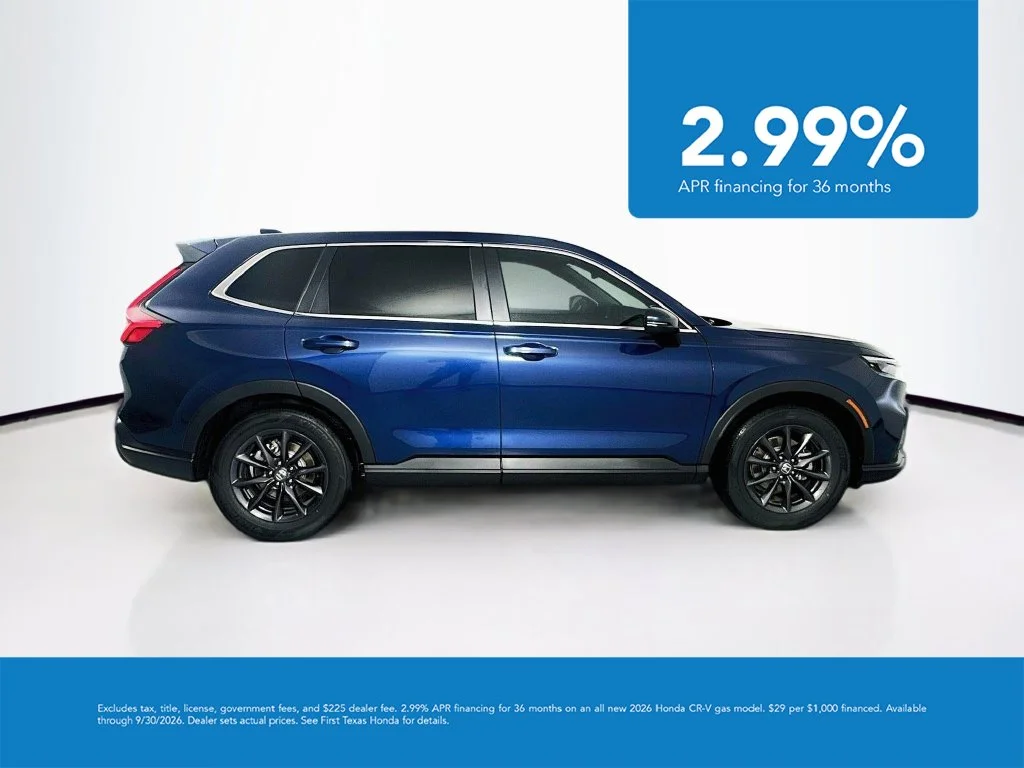 New 2027 Canyon River Blue Metallic Honda EX-L image 8