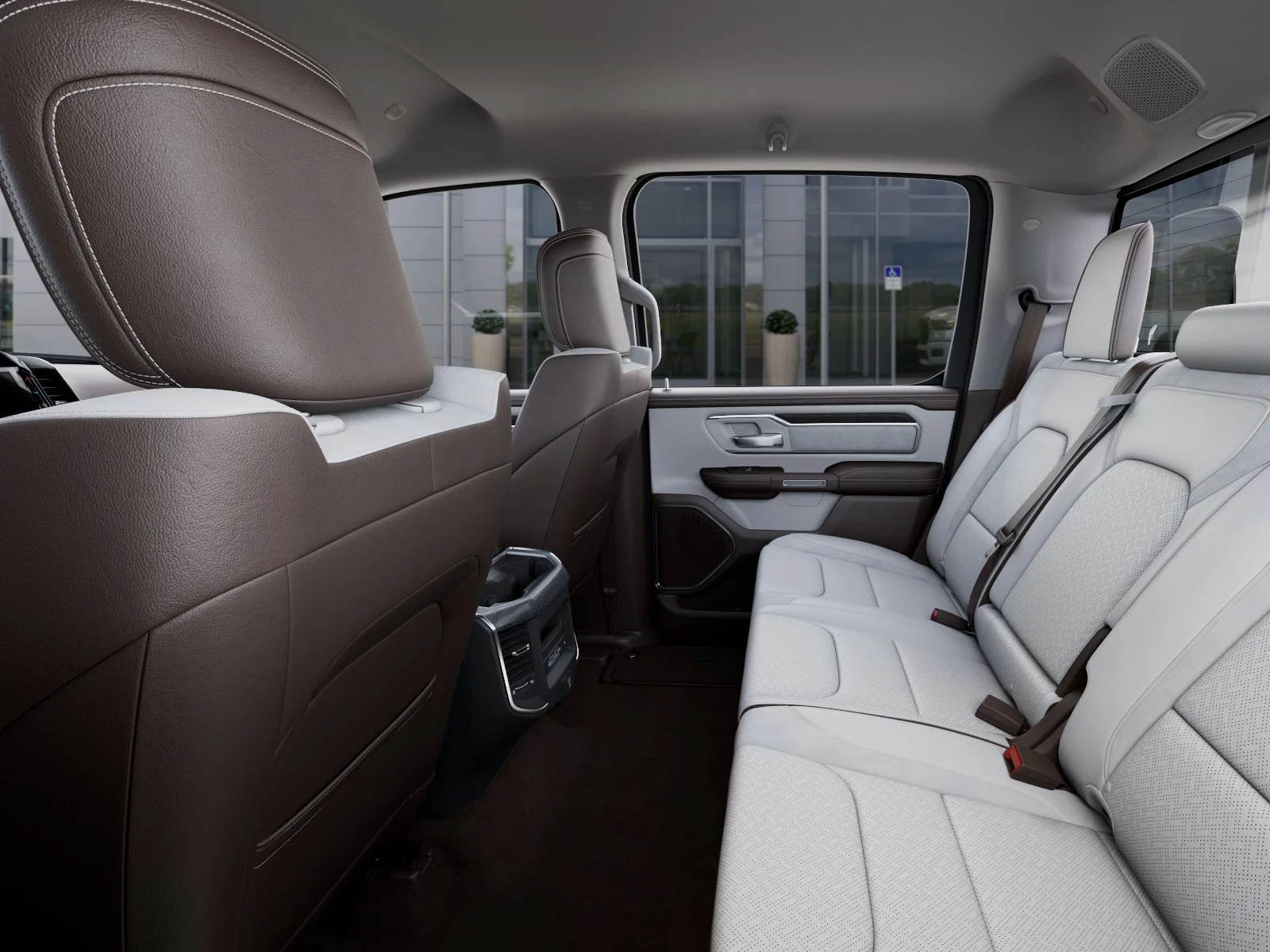 New 2026 Bright White Clear-Coat Exterior Paint RAM Laramie image 49