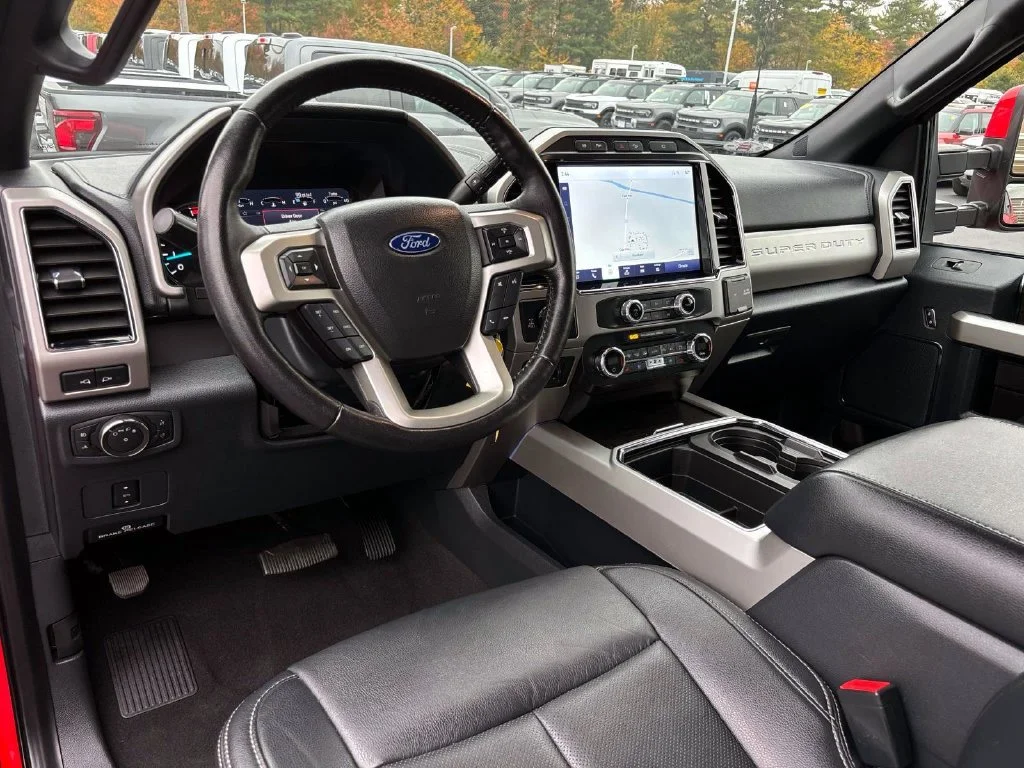 Used 2022 Race Red Ford Lariat image 15