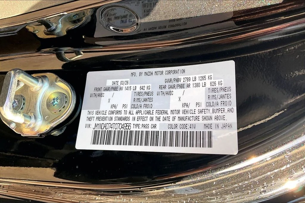 New 2026 Jet Black Mica Mazda Grand Touring image 12