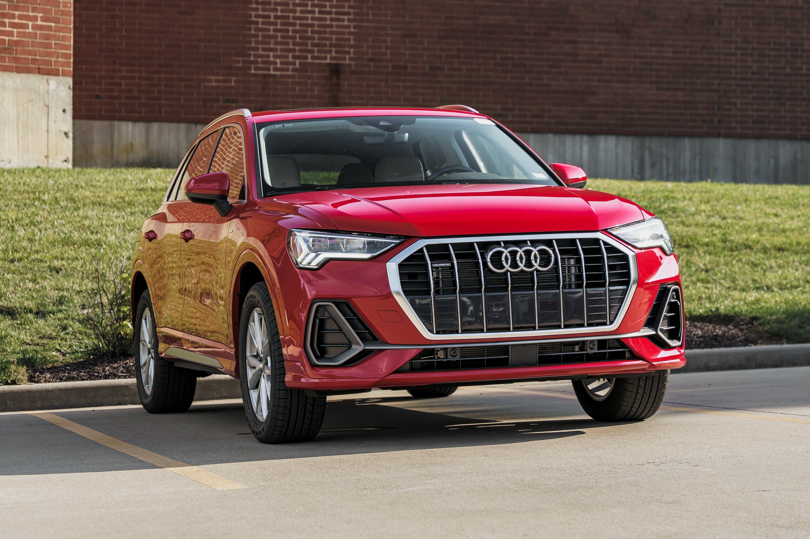 Certified Used 2024 Progressive Red Metallic Audi S line Premium image 1