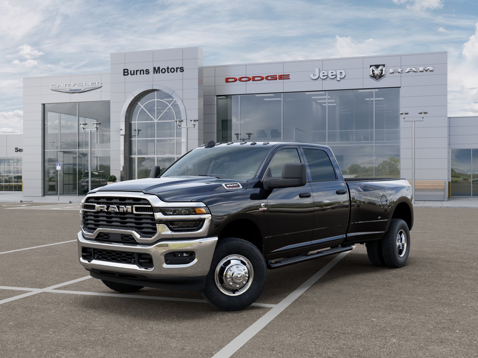 New 2026 Diamond Black Crystal Pearl-Coat Exterior Paint RAM Tradesman Dually image 27
