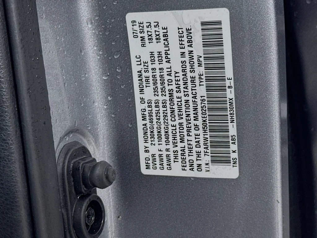 Certified Used 2019 Lunar Silver Metallic Honda EX image 43
