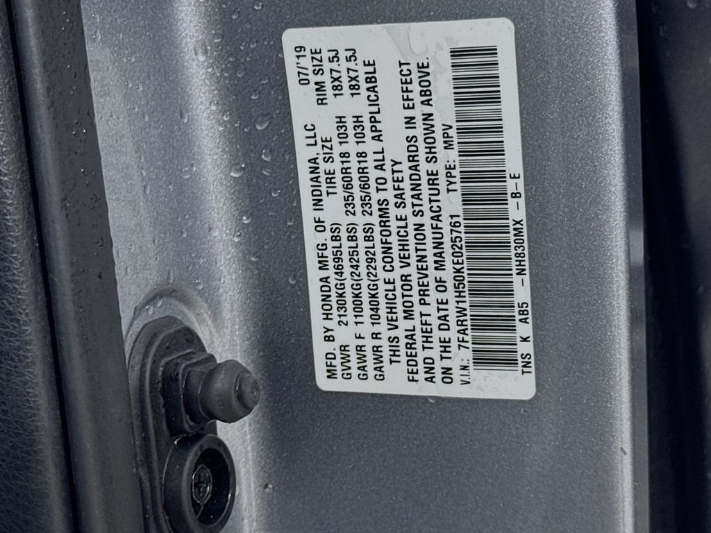 Certified Used 2019 Lunar Silver Metallic Honda EX image 43