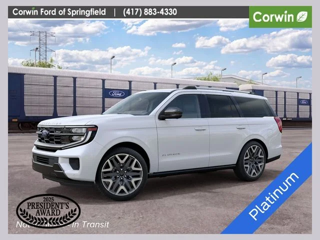 New 2027 Star White Metallic Tri-Coat Ford Platinum image 1