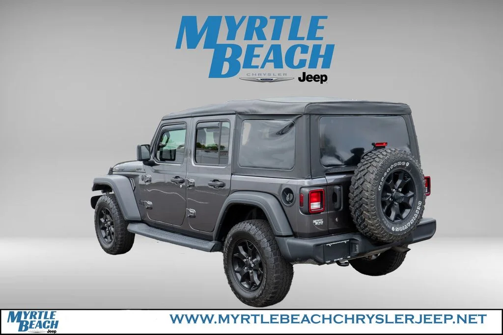 Certified Used 2021 Crystal Metallic Jeep Unlimited Willys image 4