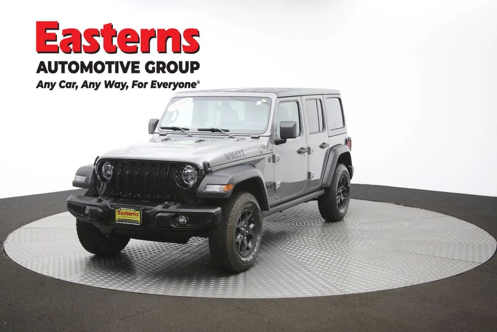 Used 2021 Gray Jeep Unlimited Willys image 52