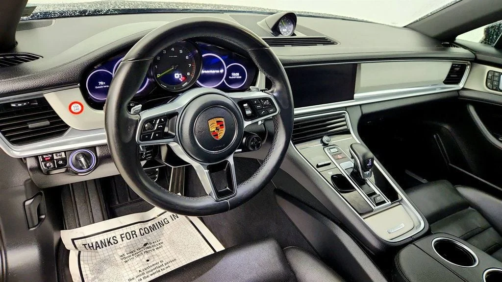 Used 2018 Jet Black Metallic Porsche 4 E-Hybrid w/ Premium Pkg Plus & 21