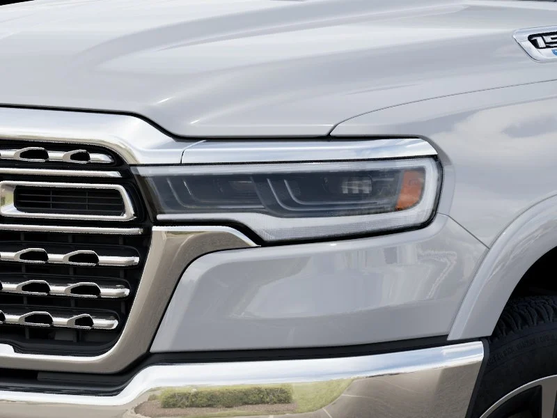 New 2026 Bright White Clear-Coat Exterior Paint RAM Limited Longhorn image 6